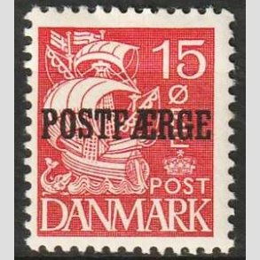 FRIMRKER DANMARK | 1936-39 - AFA 16a - 15 re rd (IA) - Ubrugt