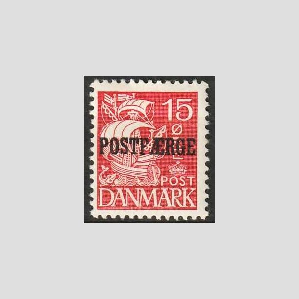 FRIMRKER DANMARK | 1936-39 - AFA 16a - 15 re rd (IA) - Ubrugt
