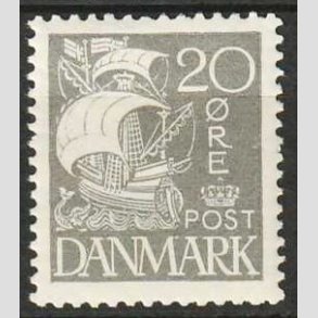 FRIM�RKER DANMARK | 1927 - AFA 170 - Karavel 20 �re gr� - Postfrisk
