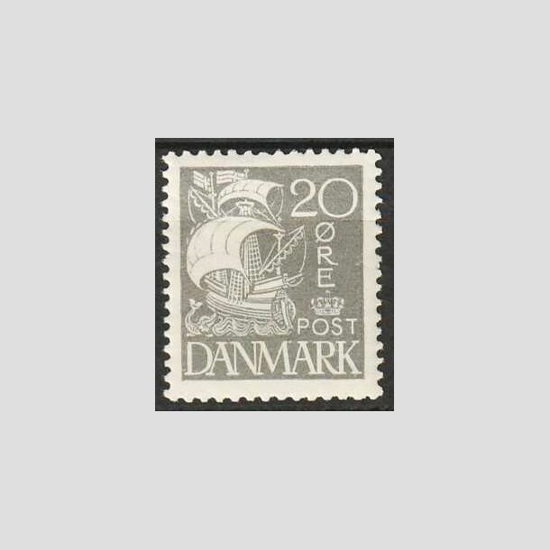 FRIMRKER DANMARK | 1927 - AFA 170 - Karavel 20 re gr - Postfrisk