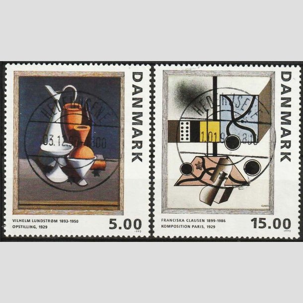 FRIMRKER DANMARK | 1993 - AFA 1057+1058 - Maleriserie 6. - 5,00 + 10,00 kr. - Lux st