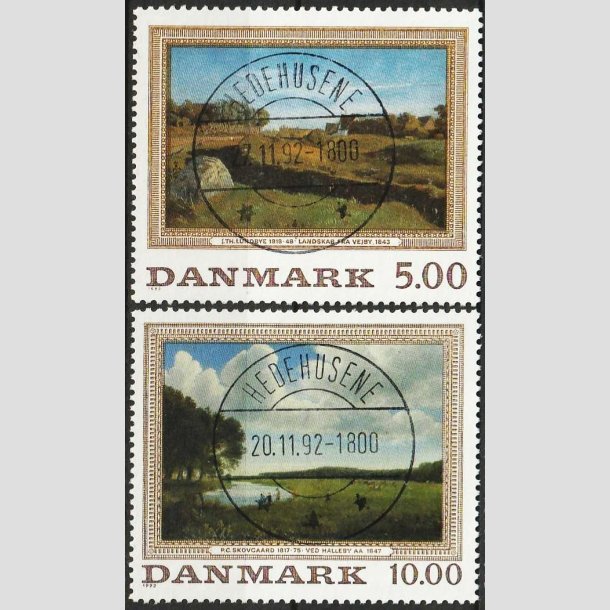 FRIMRKER DANMARK | 1992 - AFA 1032,1033 - Maleriserie 5. - 5,00 + 10,00 Kr. - Lux st
