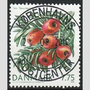 FRIM�RKER DANMARK | 2008 - AFA 1558 - Vinterb�r - 7,75 kr. taks - Pragt Stemplet