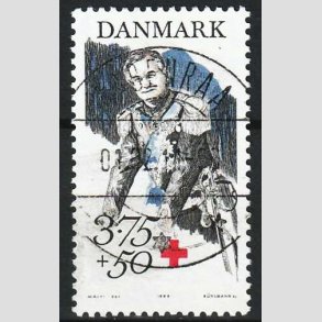 FRIMRKER DANMARK | 1994 - AFA 1069 - Prins Henrik 60 r. - 3,75 Kr. +50 re - Lux Stemplet Aabenraa