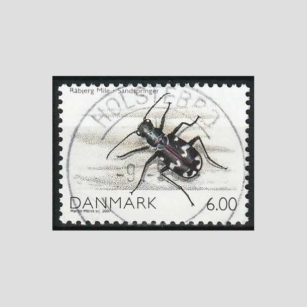 FRIM�RKER DANMARK | 2007 - AFA 1513 - Danmarks natur I - 6,00 Kr. flerfarvet - Pragt Stemplet