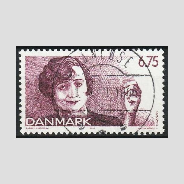 FRIM�RKER DANMARK | 1999 - AFA 1215 - Dansk revy - 6,75 Kr. lilla - Pragt Stemplet Vanl�se