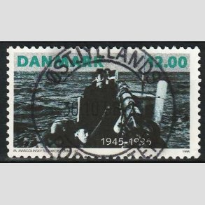 FRIM�RKER DANMARK | 1995 - AFA 1094 - 50 �ret for befrielsen - 12,00 Kr. flerfarvet - Pragt Stemplet