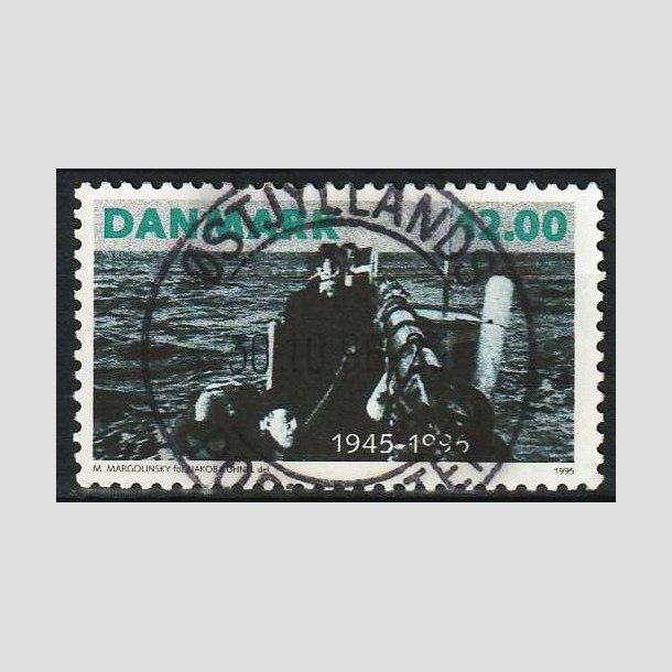 FRIM�RKER DANMARK | 1995 - AFA 1094 - 50 �ret for befrielsen - 12,00 Kr. flerfarvet - Pragt Stemplet
