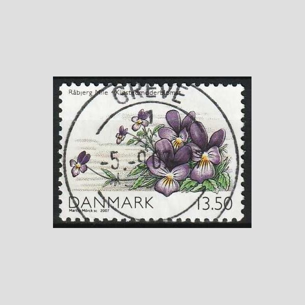 FRIM�RKER DANMARK | 2007 - AFA 1515 - Danmarks natur I - 13,50 Kr. flerfarvet - Pragt Stemplet Greve