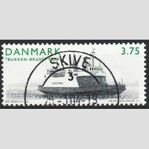 FRIMRKER DANMARK | 2001 - AFA 1299 - -frger - 3,75 Kr. Bukken-Bruse Fej - Pragt Stemplet 