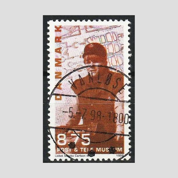 FRIM�RKER DANMARK | 1998 - AFA 1179 - Post og Tele museet - 8,75 Kr. flerfarvet - Pragt Stemplet