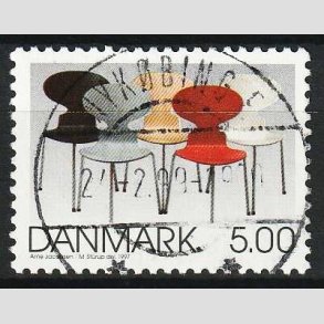 FRIM�RKER DANMARK | 1997 - AFA 1162 - Dansk design - 5,00 Kr. flerfarvet - Pragt Stemplet