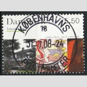 FRIM�RKER DANMARK | 2008 - AFA 1539 - Kunstmuseet Louisiana - 5,50 Kr. - Pragt Stemplet