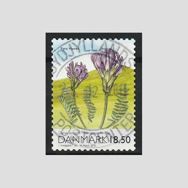 FRIMRKER DANMARK | 2010 - AFA 1603 - Danmarks natur - 18,50 Kr. flerfarvet - Pragt Stemplet