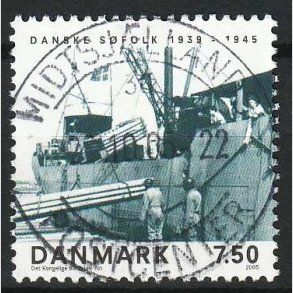 FRIM�RKER DANMARK | 2005 - AFA 1436 - Danske s�folk - 7,50 Kr. Avancaj - Pragt Stemplet 
