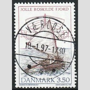 FRIM�RKER DANMARK | 1996 - AFA 1119 - Danske tr�joller - 3,50 Kr. flerfarvet - Pragt Stemplet 