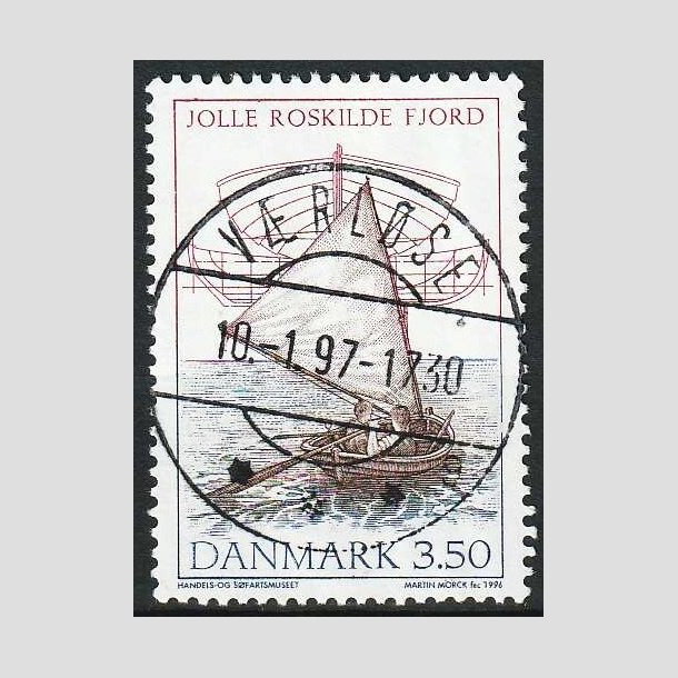 FRIM�RKER DANMARK | 1996 - AFA 1119 - Danske tr�joller - 3,50 Kr. flerfarvet - Pragt Stemplet 