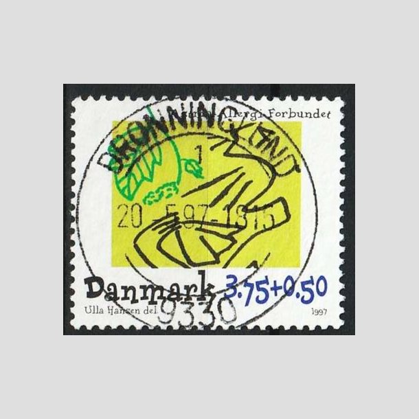 FRIMRKER DANMARK | 1997 - AFA 1146 - Astma-Allergi Forbundet - 3,75 + 0,50 Kr. - Pragt Stemplet 