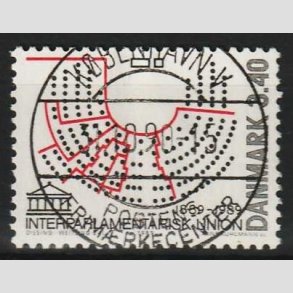 FRIM�RKER DANMARK | 1989 - AFA 941 - Interparlamentarisk Union 100 �r. - 3,40 Kr. - Lux Stemplet