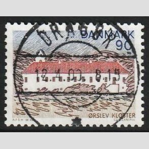 FRIMRKER DANMARK | 1979 - AFA 687 - Nordjylland - 90 re flerfarvet - Lux Stemplet Dragr