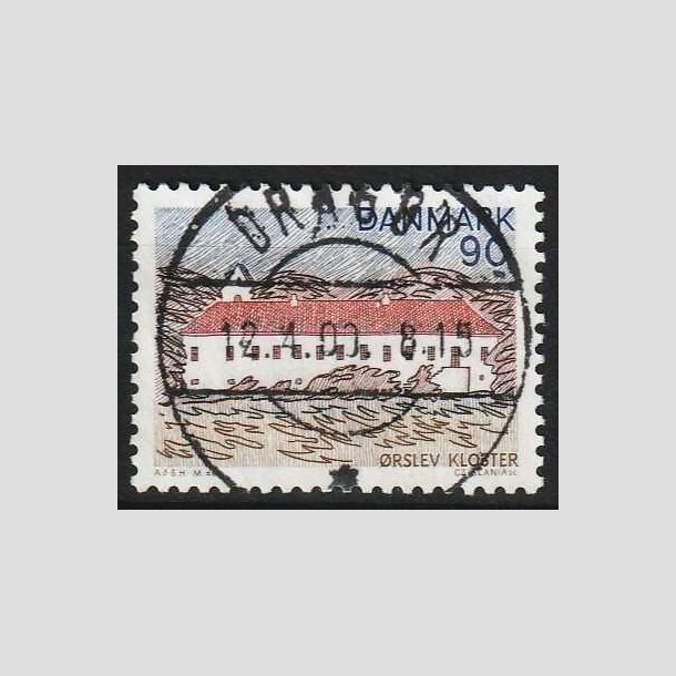 FRIMRKER DANMARK | 1979 - AFA 687 - Nordjylland - 90 re flerfarvet - Lux Stemplet Dragr