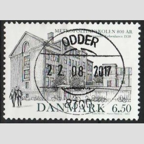 FRIM�RKER DANMARK | 2009 - AFA 1593 - Metropolitanskolen 100 �r. - 6,50 Kr. - Lux Stemplet