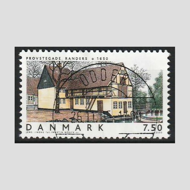 FRIM�RKER DANMARK | 2005 - AFA 1419 - Danske boliger IV. - 7,50 Kr. Provstegade - Lux Stemplet Odder