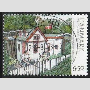 FRIM�RKER DANMARK | 2008 - AFA 1549 - Kolonihaver - 6,50 Kr. flerfarvet - Pragt Stemplet Lemvig