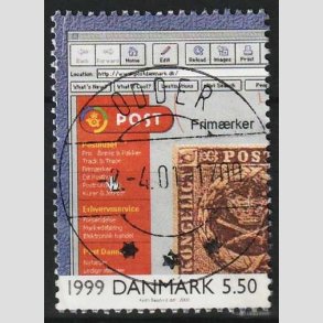 FRIMRKER DANMARK | 2000 - AFA 1269 - 1900-tallet. Serie 4. - 5,50 Kr. - Lux Stemplet Odder