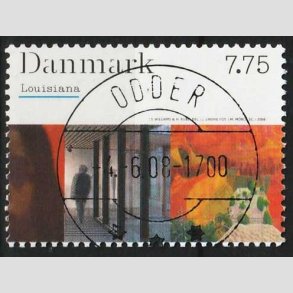 FRIM�RKER DANMARK | 2008 - AFA 1540 - Kunstmuseet Louisiana - 7,75 Kr. - Lux stemplet Odder