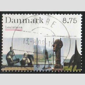 FRIM�RKER DANMARK | 2008 - AFA 1541 - Kunstmuseet Louisiana - 8,75 Kr. - Pragt Stemplet Ribe