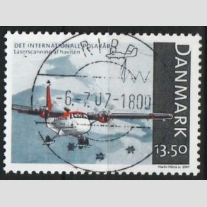 FRIM�RKER DANMARK | 2007 - AFA 1498 - Internationalt polar�r - 13,50 Kr. - Lux Stemplet Ribe