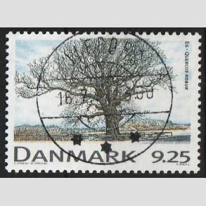 FRIMRKER DANMARK | 1999 - AFA 1199 - Danske lvtrer - 9,25 Kr. - Pragt Stemplet Viborg