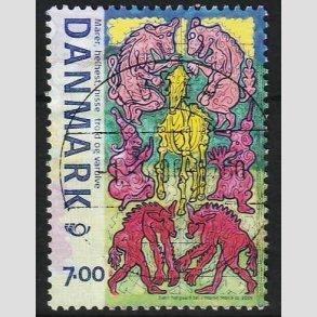 FRIM�RKER DANMARK | 2006 - AFA 1461 - Mystiske v�sener - 7,00 Kr. - Pragt Stemplet Odder
