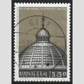 FRIM�RKER DANMARK | 2006 - AFA 1475 - Glypoteket 100 �r. - 5,50 Kr. - Pragt Stemplet Ribe