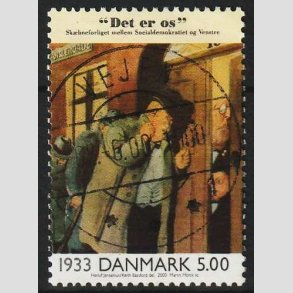 FRIMRKER DANMARK | 2000 - AFA 1251 - 1900-tallet. Serie 2. - 5,00 Kr. - Lux Stemplet Vejen