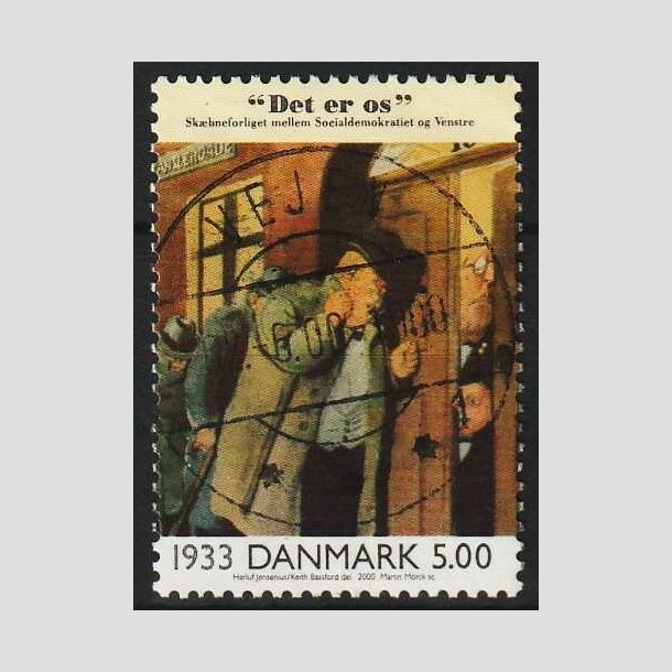 FRIMRKER DANMARK | 2000 - AFA 1251 - 1900-tallet. Serie 2. - 5,00 Kr. - Lux Stemplet Vejen