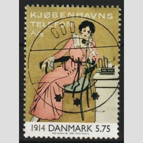 FRIMRKER DANMARK | 2000 - AFA 1238 - 1900-tallet serie 1 - 5,75 Kr. - Lux Stemplet Odder