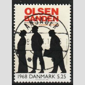 FRIMRKER DANMARK | 2000 - AFA 1268 - 1900-tallet serie 4 - 5,25 Kr. - Lux Stemplet Ansager