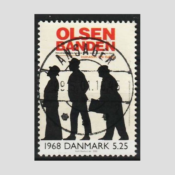 FRIM�RKER DANMARK | 2000 - AFA 1268 - 1900-tallet serie 4 - 5,25 Kr. - Lux Stemplet Ansager