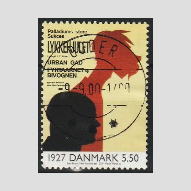 FRIM�RKER DANMARK | 2000 - AFA 1252 - 1900-tallet - 5,50 Kr. flerfarvet - Lux Stemplet Odder