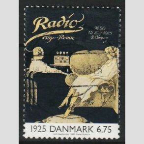 FRIMRKER DANMARK | 2000 - AFA 1253 - 1900-tallet. Serie 2. - 6,75 Kr. - Lux Stemplet Ribe