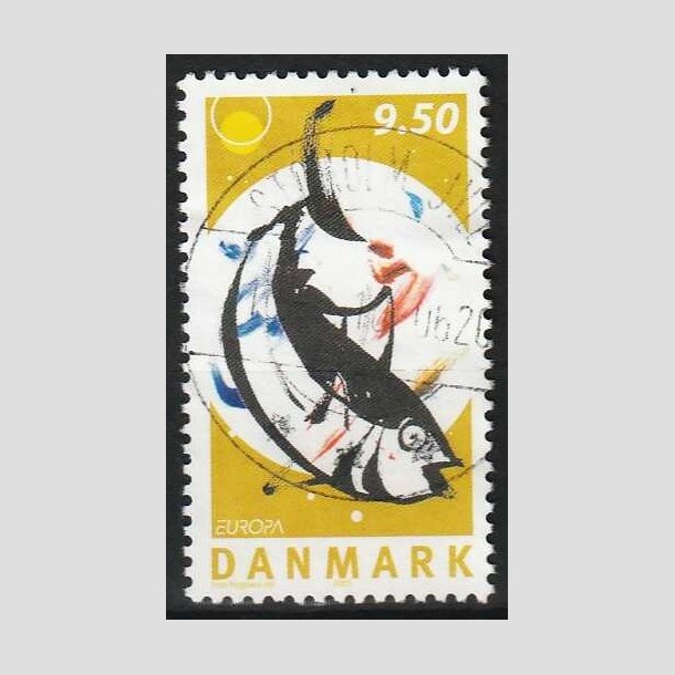 FRIM�RKER DANMARK | 2005 - AFA 1438 - Europam�rker - 9,50 Kr. Fiskeret - Pragt Stemplet Stoholm
