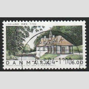 FRIMRKER DANMARK | 2004 - AFA 1379 - Danske boliger III. - 6,00 Kr. - Pragt Stemplet Odder
