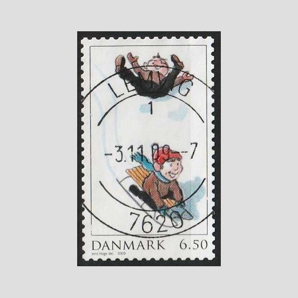 FRIM�RKER DANMARK | 2009 - AFA 1596 - Leg i sneen - 6,50 Kr. flerfarvet - Lux Stemplet Lemvig