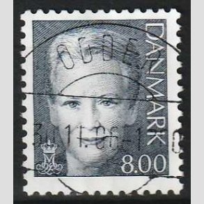 FRIMRKER DANMARK | 2005 - AFA 1450 - Dronning Margrethe - 8,00 Kr. mrkgr - Lux Stemplet Odder