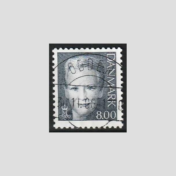 FRIMRKER DANMARK | 2005 - AFA 1450 - Dronning Margrethe - 8,00 Kr. mrkgr - Lux Stemplet Odder