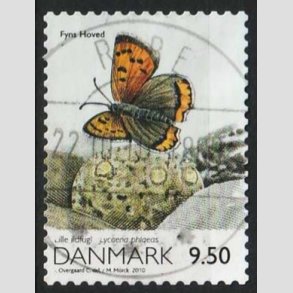 FRIMRKER DANMARK | 2010 - AFA 1601E - Danmarks natur - 9,50 Kr. - Lux Stemplet Ribe