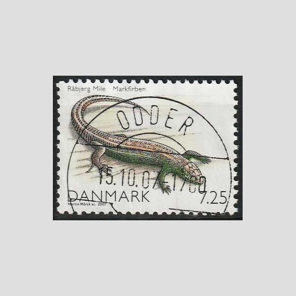 FRIM�RKER DANMARK | 2007 - AFA 1514 - Danmarks natur I - 7,25 Kr. - Lux Stemplet Odder