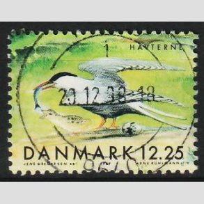 FRIM�RKER DANMARK | 1999 - AFA 1225a - Danske tr�kfugle - 12,25 Kr. Havterne - Pragt Stemplet